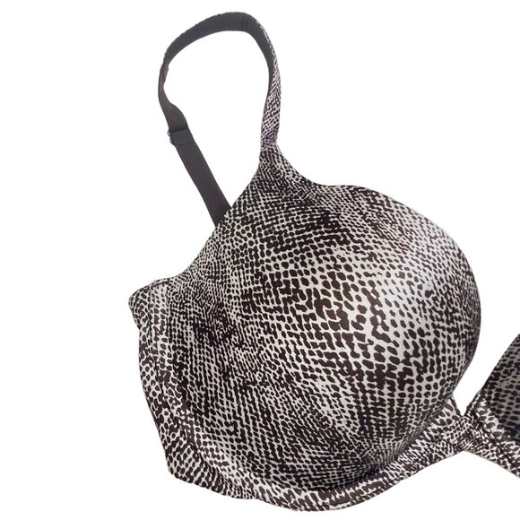 Victoria's Secret 34DD Perfect One Padded Bra Underwire Snakeskin Adjustable - Picture 2 of 13